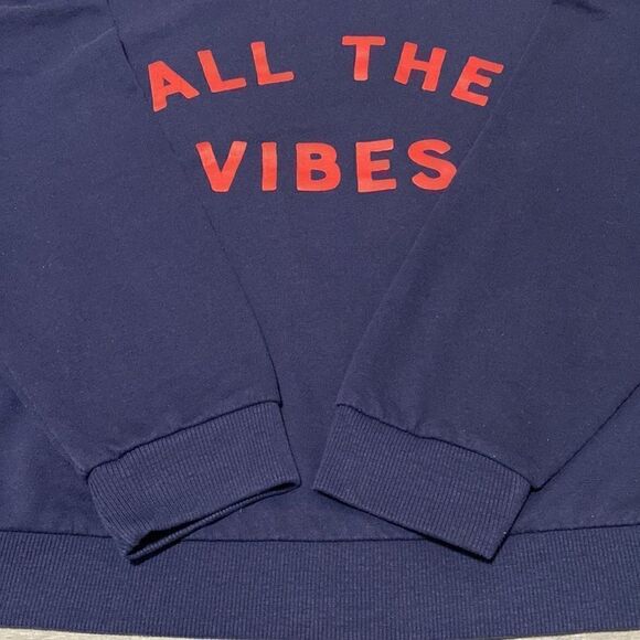 Express All The Vibes Crewneck Sweatshirt Size Small - Picture 3 of 8
